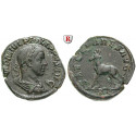 Römische Kaiserzeit, Philippus II., Sesterz 248, ss-vz/ss