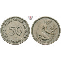 Bundesrepublik Deutschland, 50 Pfennig 1950, Bank Deutscher Länder, G, ss-vz, J. 379