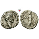 Römische Kaiserzeit, Marcus Aurelius, Caesar, Denar 154-155, ss+