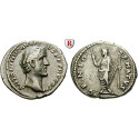 Römische Kaiserzeit, Antoninus Pius, Denar 140-143, ss+