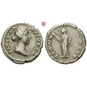 Römische Kaiserzeit, Faustina II., Frau des Marcus Aurelius, Denar, ss