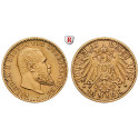 Deutsches Kaiserreich, Württemberg, Wilhelm II., 10 Mark 1902, F, ss-vz, J. 295