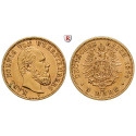 Deutsches Kaiserreich, Württemberg, Karl, 5 Mark 1877, F, ss-vz/vz, J. 291