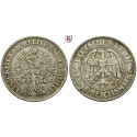 Weimarer Republik, 5 Reichsmark 1929, Eichbaum, F, ss-vz, J. 331
