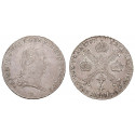 Österreich, Kaiserreich, Franz II. (I.), 1/4 Kronentaler 1797, vz+