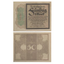 1. Weltkrieg 1914-1918, 50 Mark 20.10.1918, I-, Rb. 56e