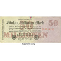 Inflation 1919-1924, 50 Mio Mark 25.07.1923, I, Rb. 97b