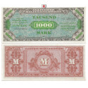 Banknoten unter Alliierter Besetzung(1944-48), 1000 Mark 1944, I, Rb. 207c