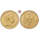 Deutsches Kaiserreich, Preussen, Wilhelm II., 20 Mark 1896, A, f.vz, J. 252