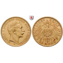 Deutsches Kaiserreich, Preussen, Wilhelm II., 20 Mark 1911, A, vz-st, J. 252