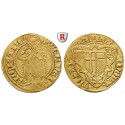 Trier, Bistum, Werner III. von Falkenstein, Goldgulden o.J. (1414-1417), ss+