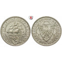 Weimarer Republik, 3 Reichsmark 1927, Bremerhaven, A, f.st, J. 325
