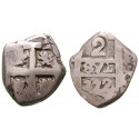 Bolivien, Carlos III., 2 Reales 1772, s