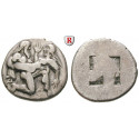 Thrakische Inseln, Thasos, Stater 510-480 v.Chr., ss+