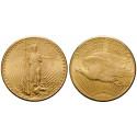 USA, 20 Dollars 1925, 30,09 g fein, f.st
