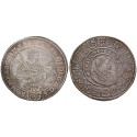 Sachsen, Albertinische Linie, Johann Georg I. und August, Reichstaler 1615, ss+