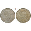 Sachsen, Königreich Sachsen, Anton, Konventionstaler 1835, vz/vz-st