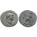 Römische Kaiserzeit, Vespasianus, Dupondius 71, vz