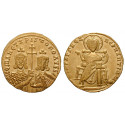 Byzanz, Constantinus VII. und Romanus I., Solidus 921-931, vz+