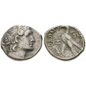 Ägypten, Königreich der Ptolemäer, Ptolemaios XII., Tetradrachme 64-63 v.Chr., ss