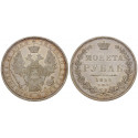 Russland, Nikolaus I., Rubel 1851, vz-st