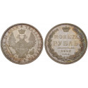 Russland, Nikolaus I., Rubel 1853, vz+
