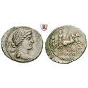Römische Republik, L. Farsuleius Mensor, Denar 75 v.Chr., st