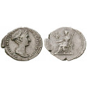 Römische Kaiserzeit, Sabina, Frau des Hadrianus, Denar vor 137, ss+