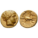 Makedonien, Königreich, Philipp II., Stater 340-328 v.Chr., vz+