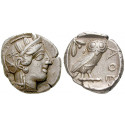Attika, Athen, Tetradrachme nach 449 v.Chr., ss-vz/ss+