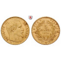 Frankreich, Napoleon III., 5 Francs 1854, 1,45 g fein, vz-st