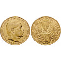 Personenmedaillen, Hindenburg, Paul von - Deutscher Generalfeldmarschall, Goldmedaille 1927, 20,61 g fein, vz-st