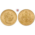 Österreich, Kaiserreich, Franz Joseph I., 8 Gulden 1892, 5,81 g fein, st