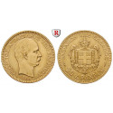 Griechenland, Georg I., 20 Drachmai 1884, 5,81 g fein, ss-vz