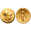 Makedonien, Königreich, Alexander III. der Grosse, 1/4 Stater 323-319 v.Chr., vz