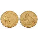 USA, 2 1/2 Dollars 1927, 3,76 g fein, ss