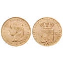 Niederlande, Königreich, Wilhelmina I., 10 Gulden 1897, 6,06 g fein, vz