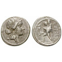 Römische Republik, Caius Iulius Caesar, Denar 47-46 v.Chr., ss