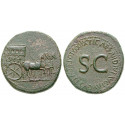 Römische Kaiserzeit, Tiberius, Sesterz 36-37, ss+
