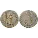 Römische Kaiserzeit, Domitianus, Sesterz April - Nov.85, ss+
