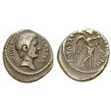 Römische Republik, Octavian, Denar 42 v. Chr., ss