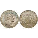 Bayern, Königreich, Ludwig I., Doppeltaler 1843, ss/vz