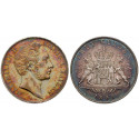Bayern, Königreich, Maximilian II., Doppelgulden 1851, vz+