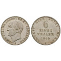 Oldenburg, Paul Friedrich August, 1/6 Taler 1846, vz-st