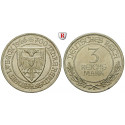 Weimarer Republik, 3 Reichsmark 1926, Lübeck, A, st, J. 323