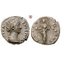 Römische Kaiserzeit, Faustina I., Frau des Antoninus Pius, Denar nach 141, ss+