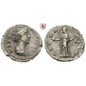 Römische Kaiserzeit, Faustina I., Frau des Antoninus Pius, Denar nach 141, ss+