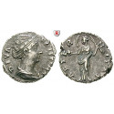 Römische Kaiserzeit, Faustina I., Frau des Antoninus Pius, Denar nach 141, ss+