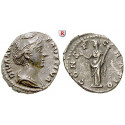 Römische Kaiserzeit, Faustina I., Frau des Antoninus Pius, Denar nach 141, ss