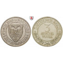 Weimarer Republik, 3 Reichsmark 1926, Lübeck, A, PP, J. 323